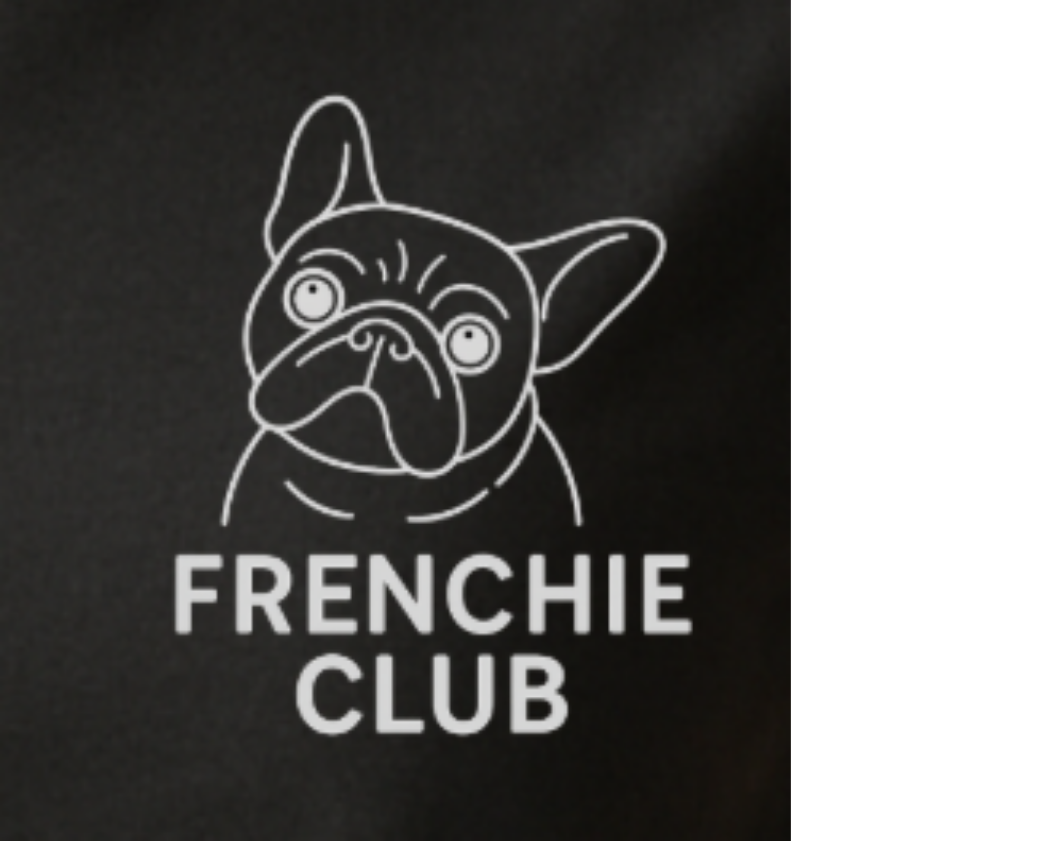White French Bulldog Front and Back Sweatshirts