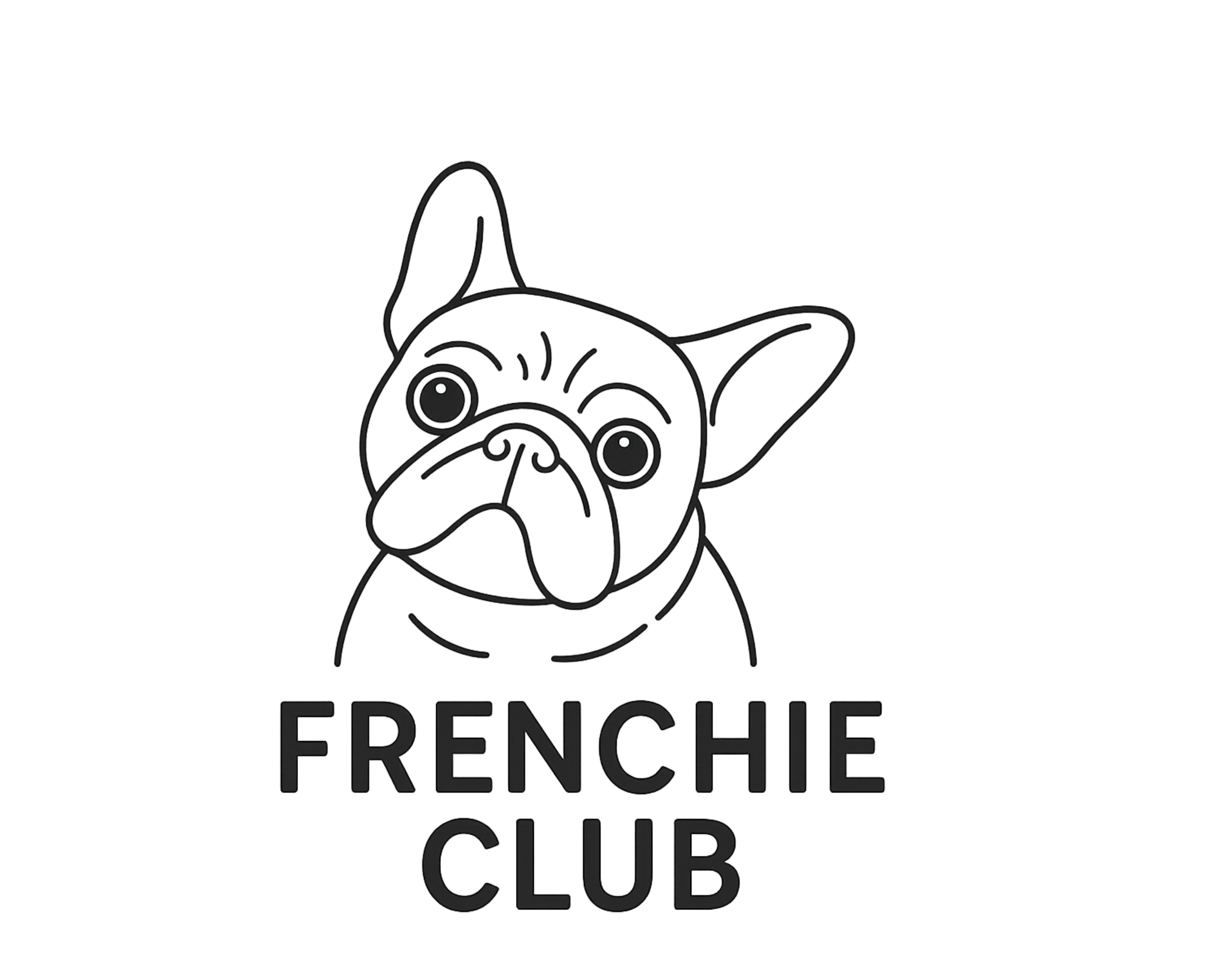 Black French Bulldog Front and Back T-shirt Design